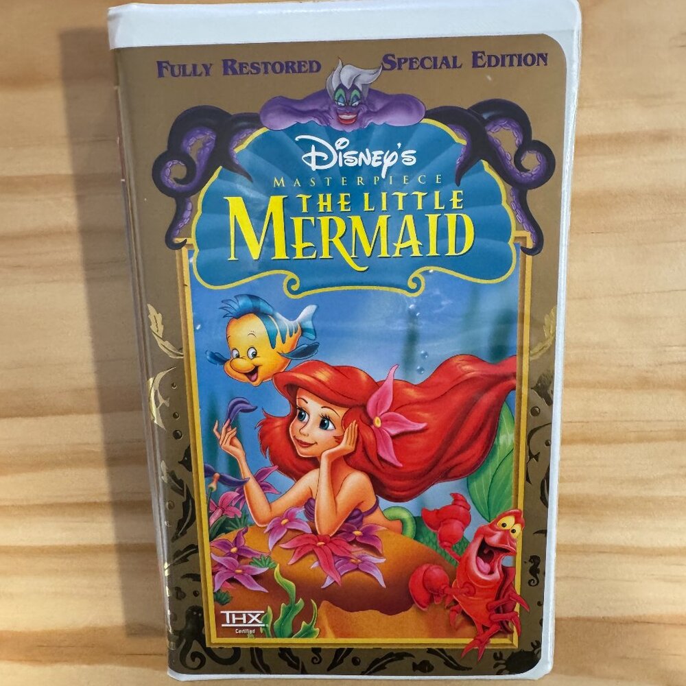 The Little Mermaid (1998) Masterpiece Collection Special Edition VHS (Clamshell)